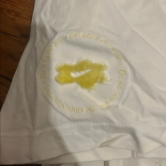 Nike White Tee with Pink Flower - Picture 2 of 5